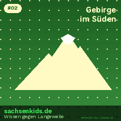 Berg im Süden mit Kind und Rucksack.