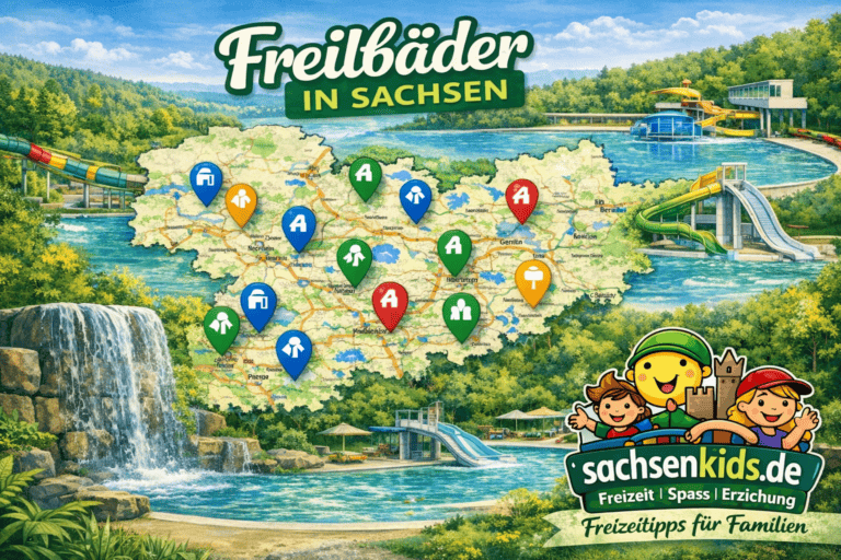 Freibäder, Badeseen und Outdoor-Bademöglichkeiten in Sachsen