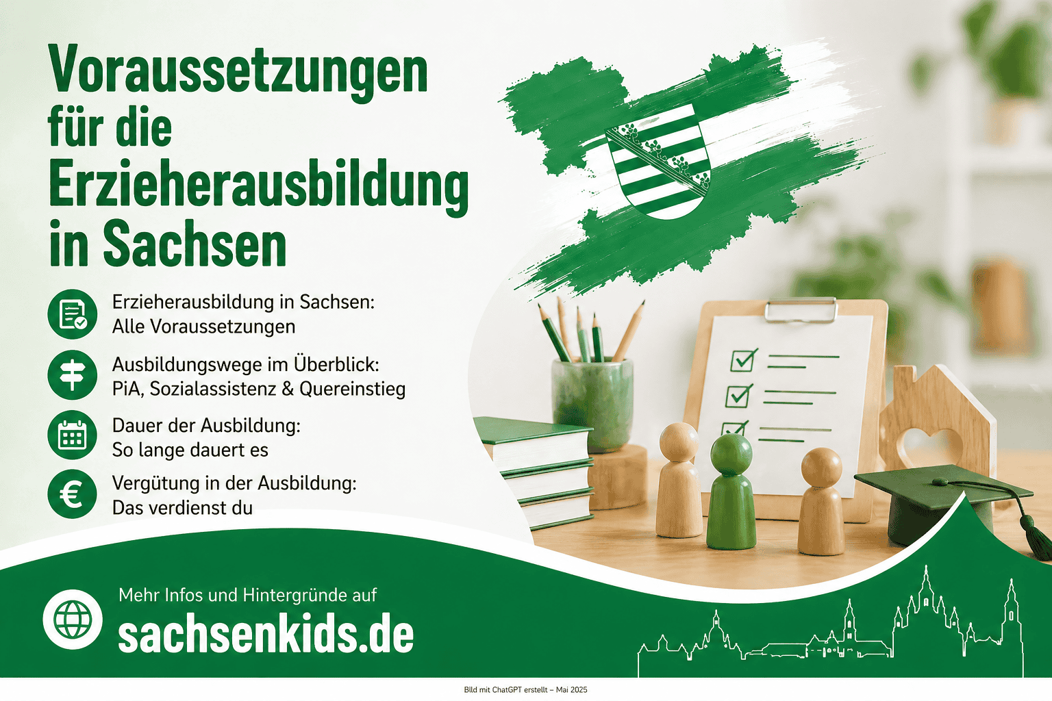 Voraussetzungen für die Erzieherausbildung in Sachsen