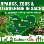 Übersicht der Tierparks, Zoos und Tiergehege in Sachsen für Familien.