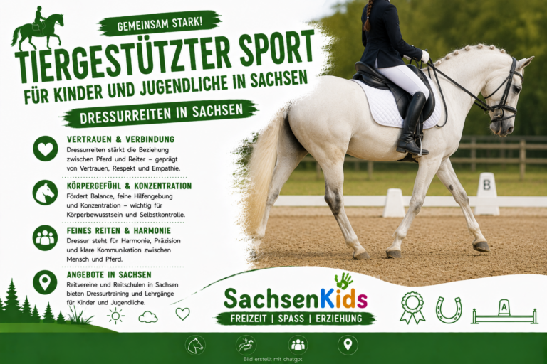 Dressurreiten – die hohe Schule des Reitsports für junge Pferdefreunde in Sachsen