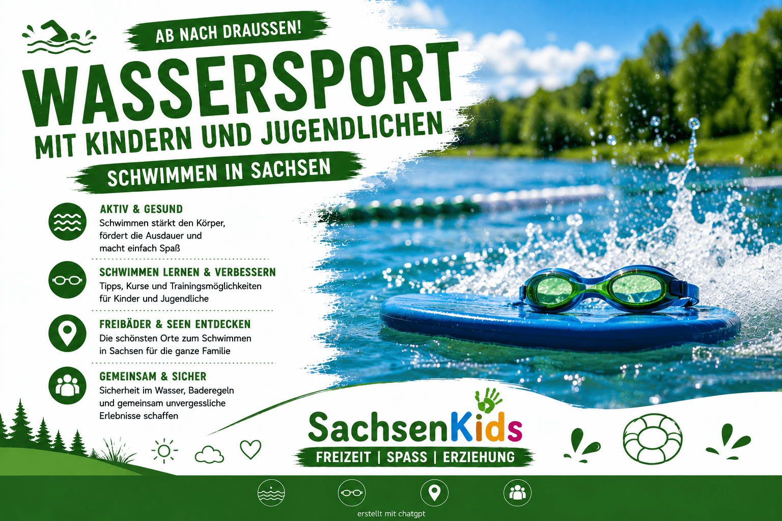 Schwimmsport für Kinder und Jugendliche in Sachsen