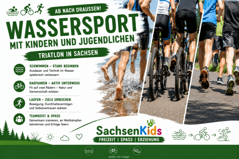 Triathlon in Sachsen – Schwimmen, Rad, Laufen: der Dreikampf für Nachwuchssportler