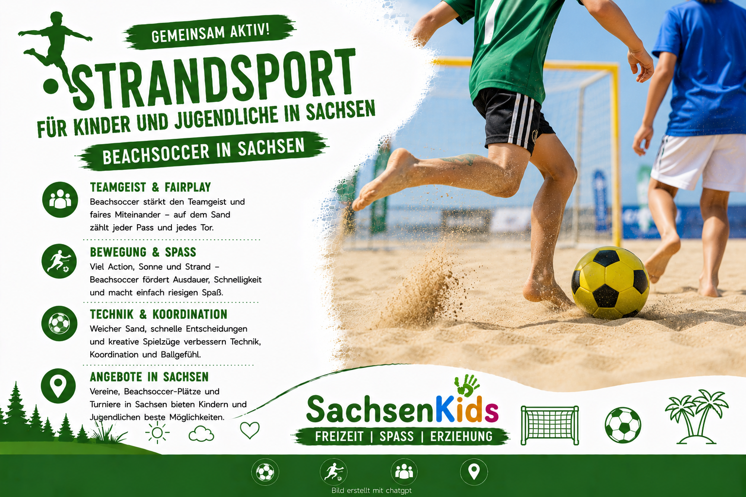 Beachsoccer für Kinder und Jugendliche
