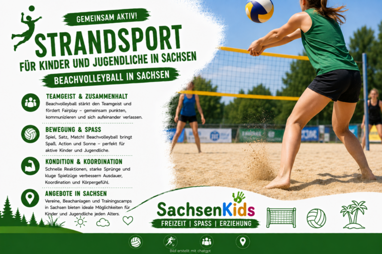Beachvolleyball – Sand, Sonne und Teamgeist: Strandsport für Kinder in Sachsen