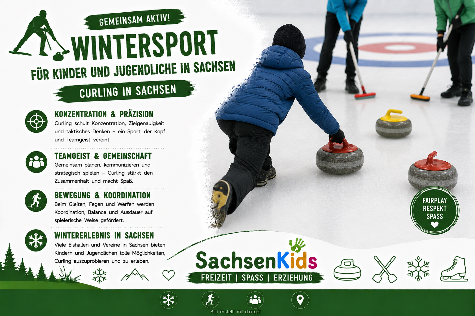Curling für Kinder und Jugendliche in Sachsen