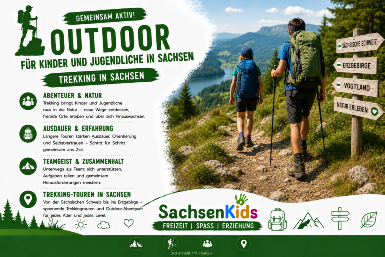 Trekking – mehrtägig unterwegs in Sachsen: großes Outdoor-Abenteuer für Kinder und Familien
