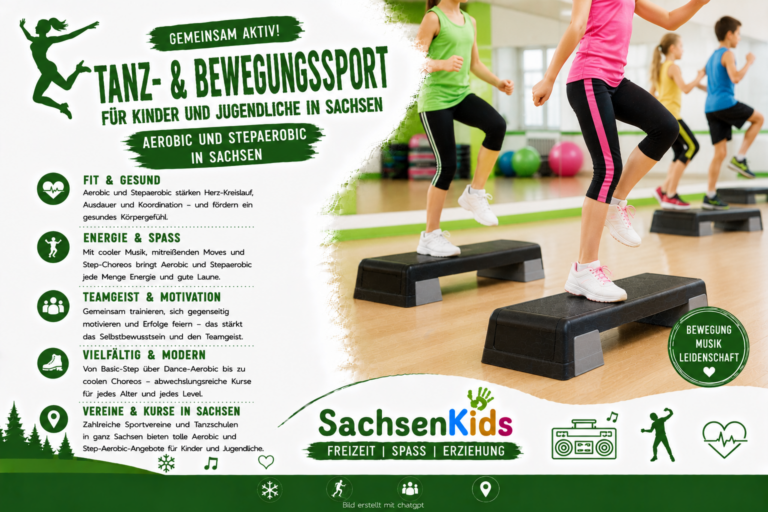 Aerobic – Rhythm, Schwung und Fitness: ein Tanz- und Bewegungssport für Kinder in Sachsen