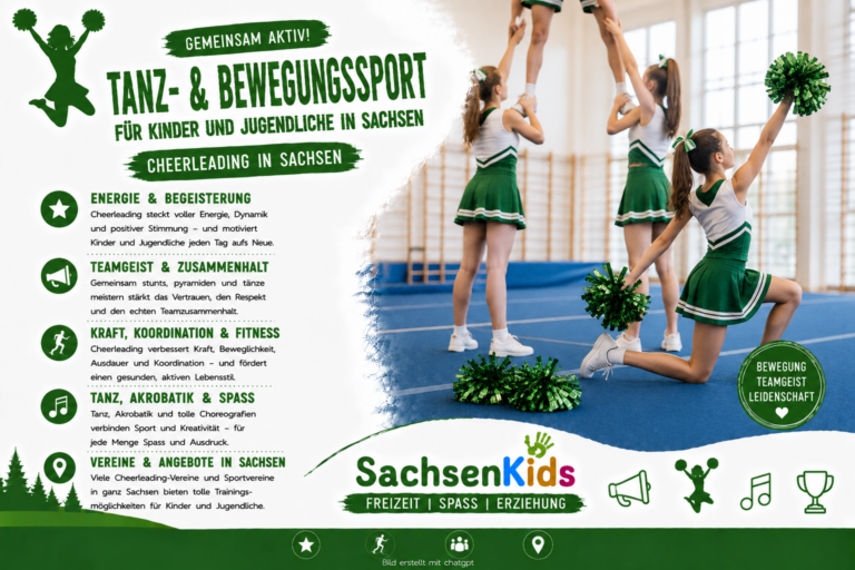Cheerleading – Tanz, Akrobatik und Teamgeist: Sachsens stärkste Show-Sportart für Kinder